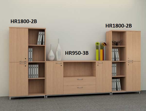 Tủ gỗ đựng hồ sơ HR1800-2B