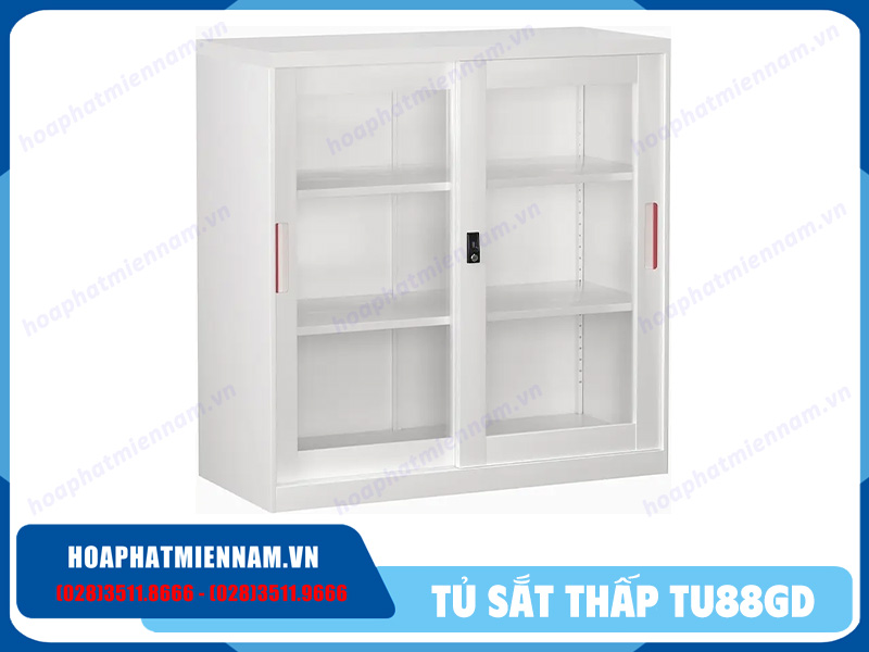 Tủ sắt văn phòng cánh lùa TU88GD