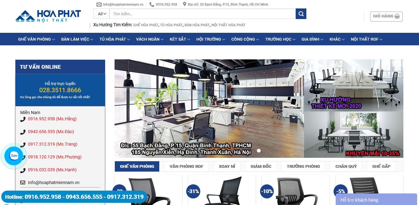 nội thất hòa phát hải phòng