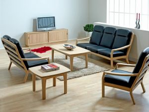 bàn ghế sofa gỗ phòng khách