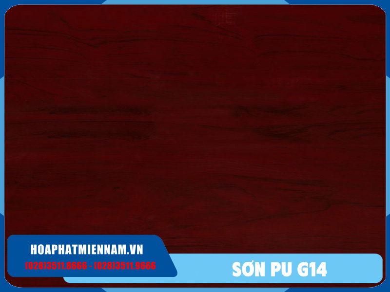 Màu gỗ dán giấy sơn PU G14