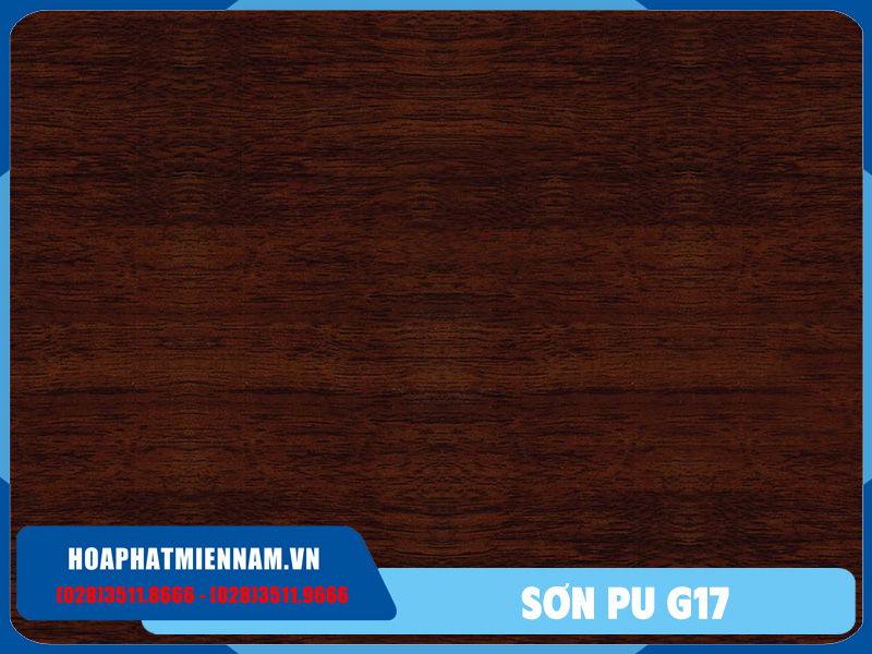 Màu gỗ dán giấy sơn PU G17