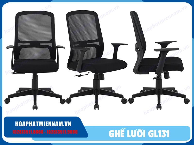 Ghế xoay lưới lưng trung Hòa Phát GL131