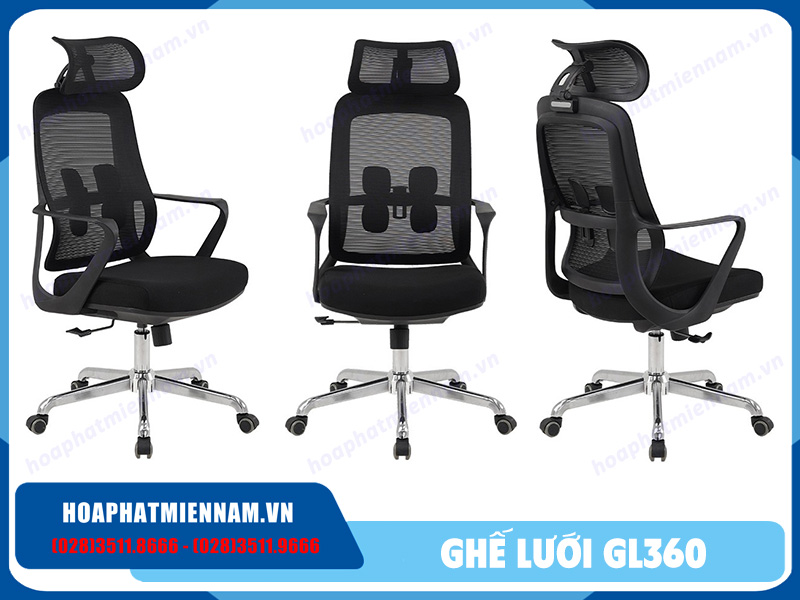 ghế xoay văn phòng tựa lưới GL360