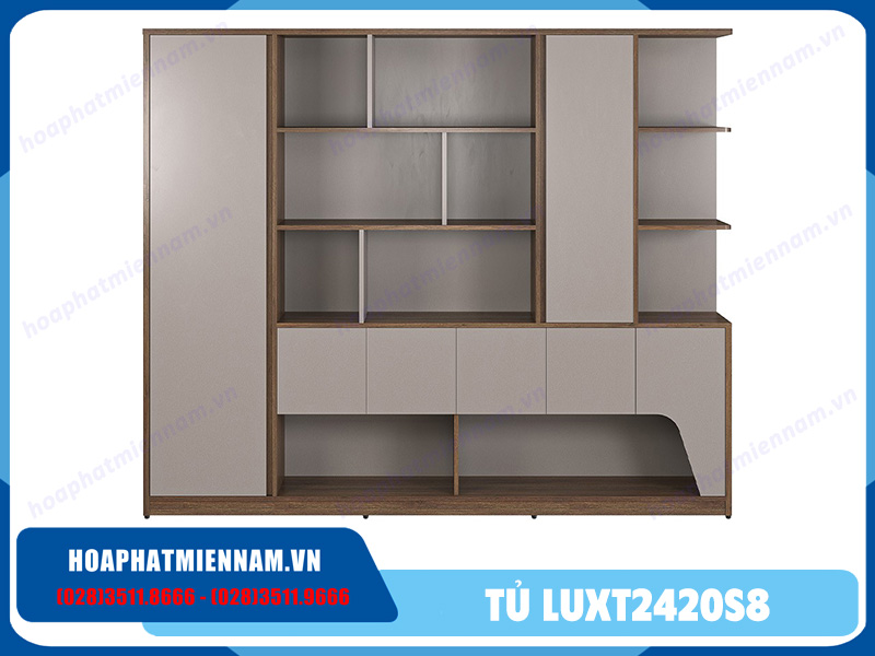 Tủ gỗ giám đốc cao cấp LUXT2420S8