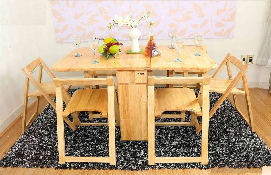 Những mẫu bàn ghế gỗ phòng khách đơn giản
