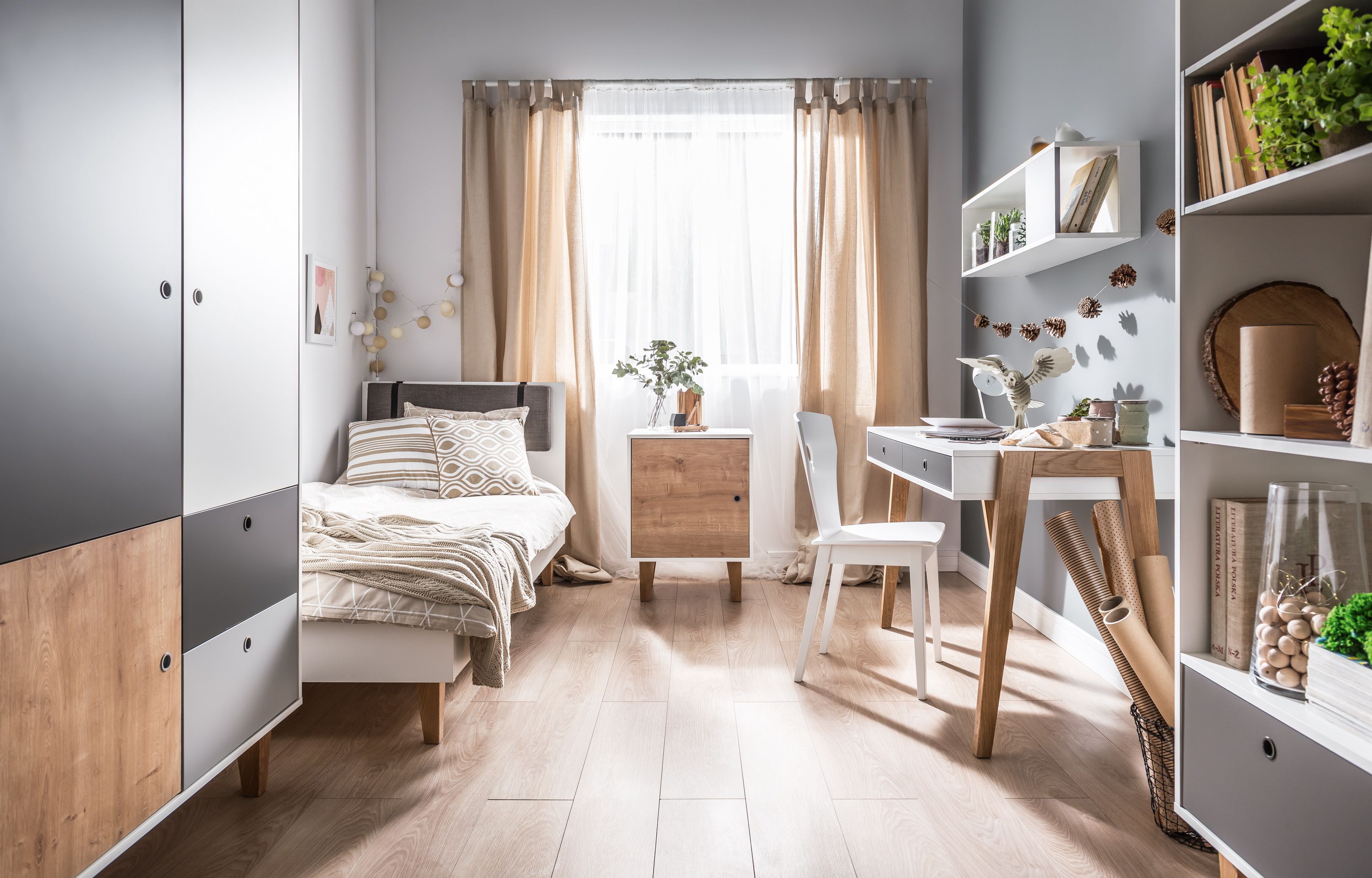 Phong cách thiết kế phòng ngủ nhỏ đẹp với nội thất đơn giản đầy cá tính