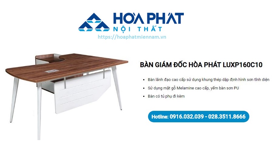 Bàn Hòa Phát LUXP160C10