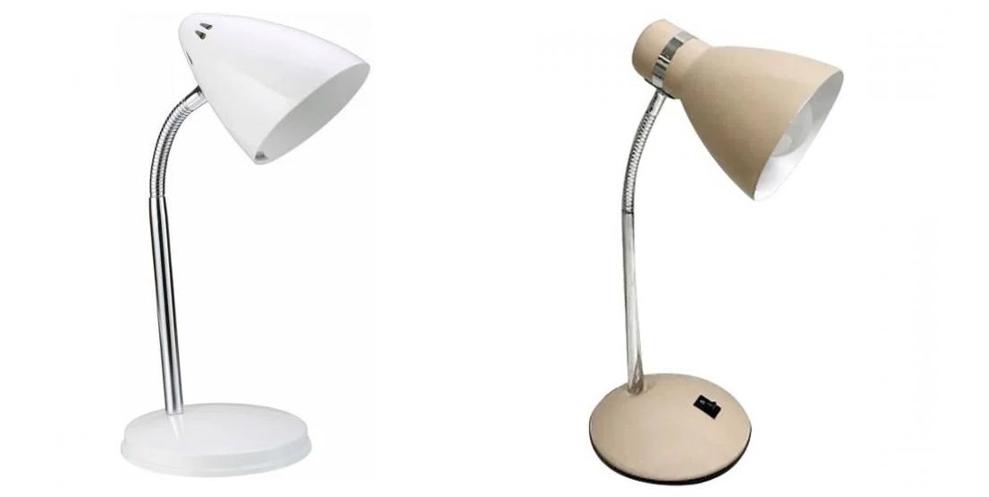 Chiếc đèn bàn với thiết kế cổ mềm có thể dể dàng điều chỉnh hướng và độ cong phù hợp với chiều cao cũng như tầm nhìn của trẻ