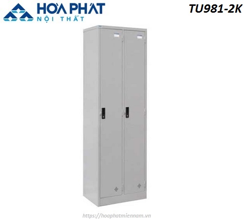 Tủ sắt đứng locker 2 ngăn TU981-2K