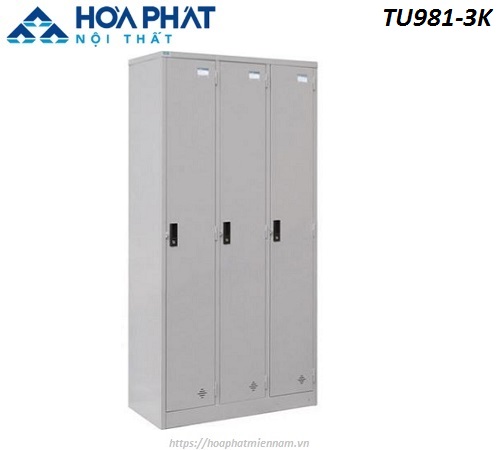 Tủ sắt đứng locker 3 ngăn TU981-3K