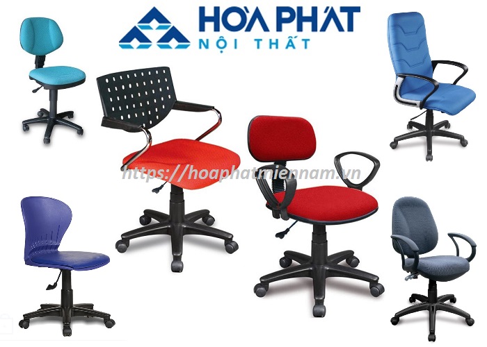 Ghế xoay nỉ Hòa Phát