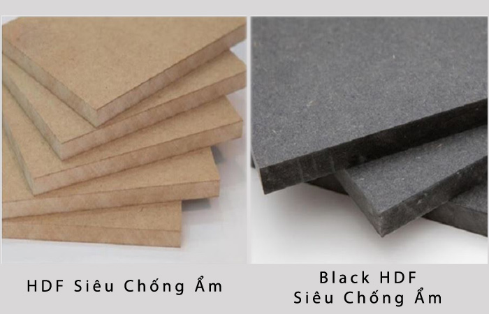 HDF siêu chống ẩm và Black HDF siêu chống ẩm