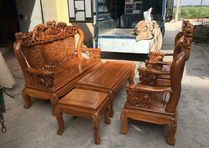 bàn ghế gỗ lim