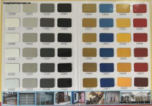 Bảng màu sơn tĩnh điện