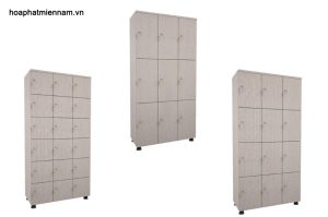 tủ locker gỗ công nghiệp