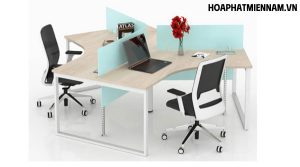 bàn làm việc 3 người