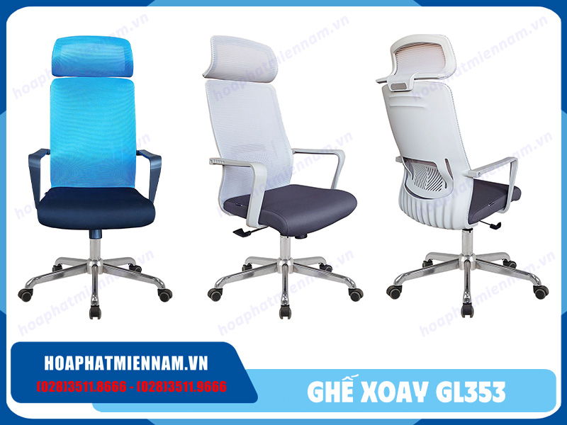 Ghế xoay văn phòng lưng cao GL353