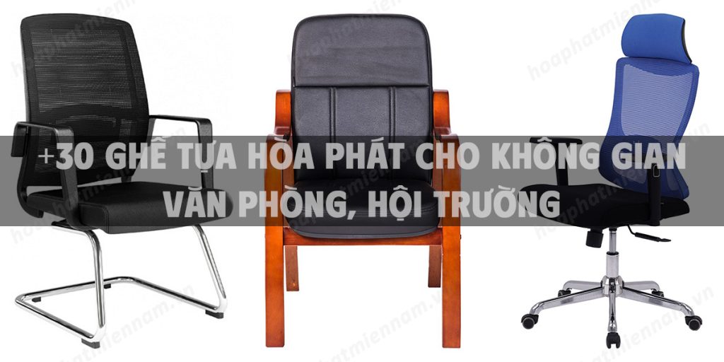 +30 Ghế tựa Hòa Phát cho không gian văn phòng, hội trường