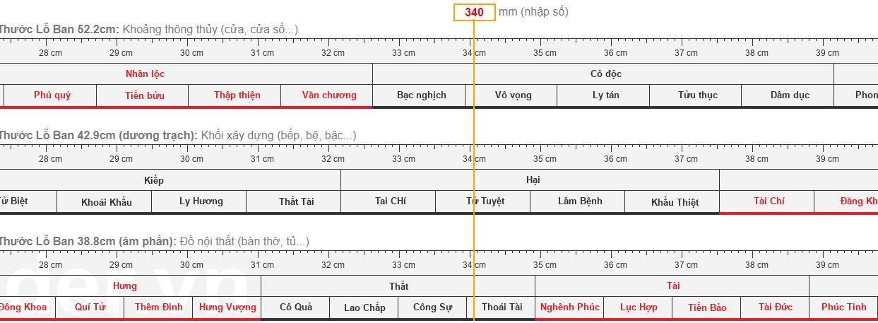 Tra thước lỗ ban cửa cổng