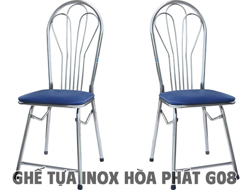 Các loại ghế tựa lưng inox Hòa Phát phổ biến