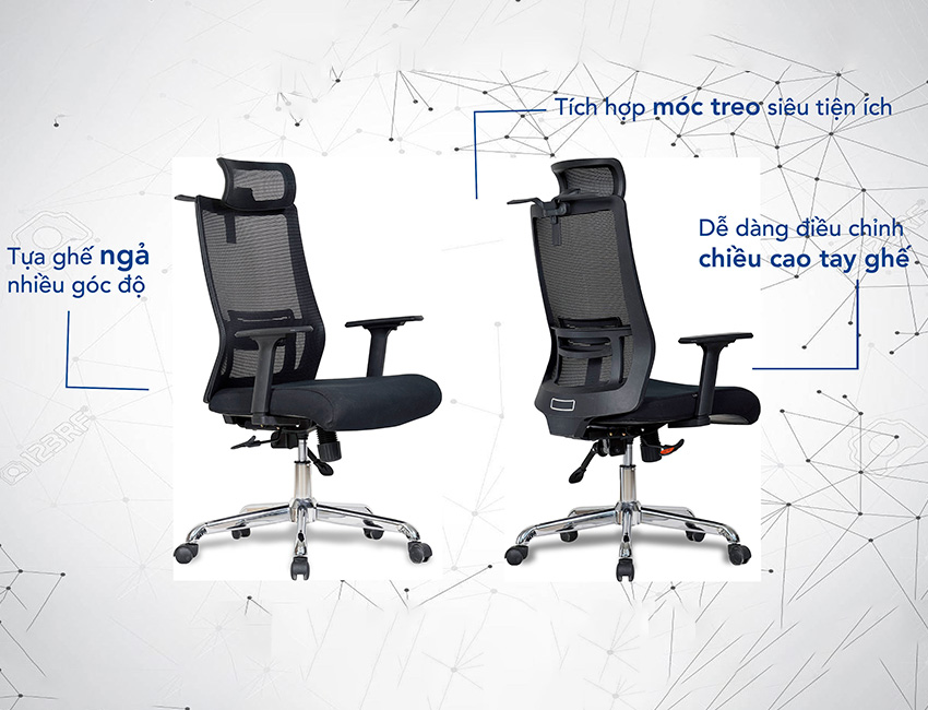 Ưu điểm của ghế văn phòng có bánh xe