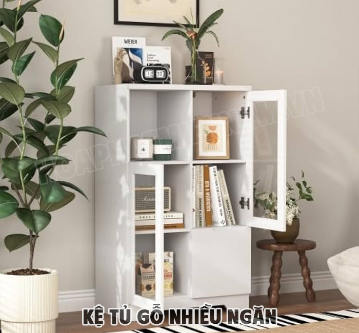 Cách Chọn Mua Kệ Tủ Gỗ Nhiều Ngăn