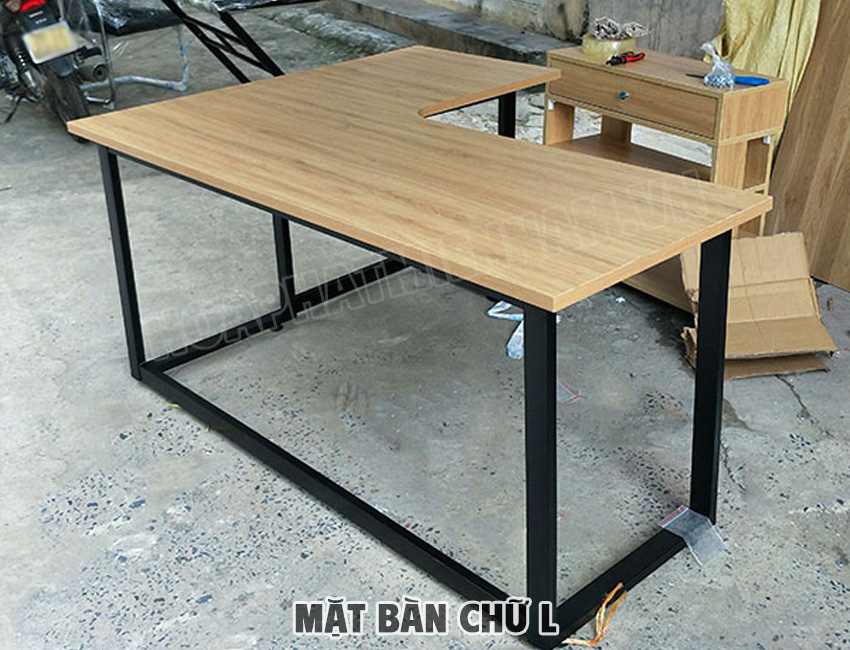 Mặt Bàn Chữ L Gỗ Công Nghiệp