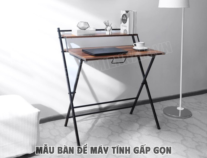 Mẫu bàn để máy tính dạng gấp gọn