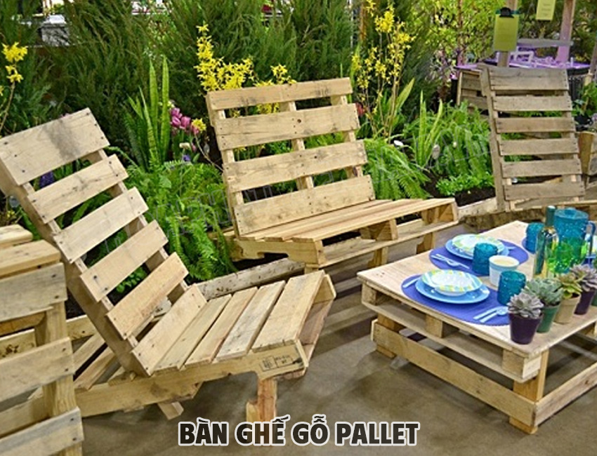 Ưu điểm của bàn ghế gỗ Pallet