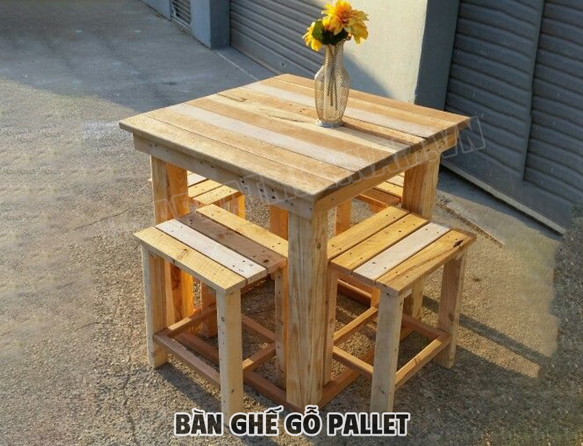 Bàn cà phê Pallet