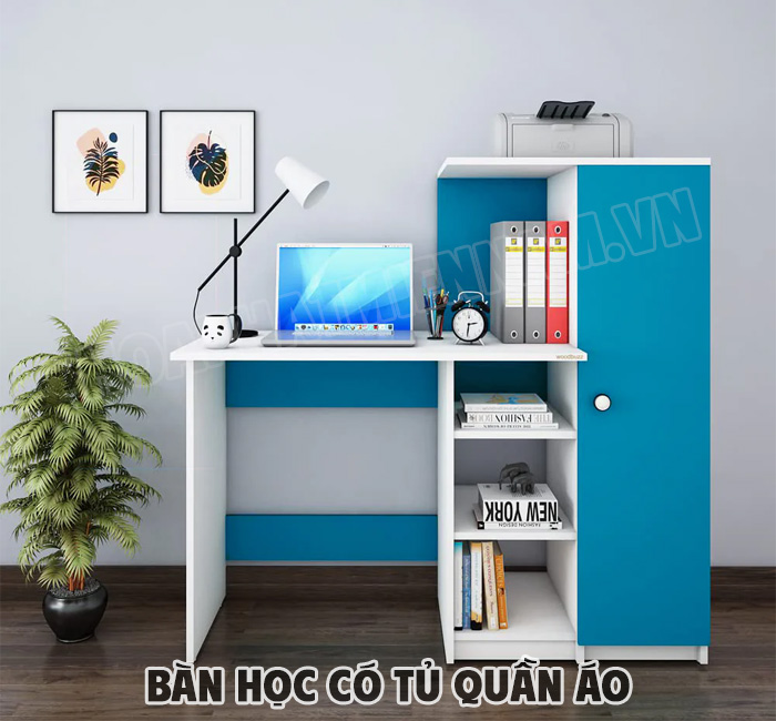 Bàn Học Có Tủ Quần Áo Dành Cho Trẻ Em