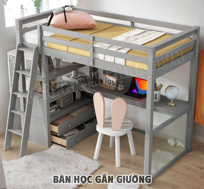 Bàn học gắn giường là gì?