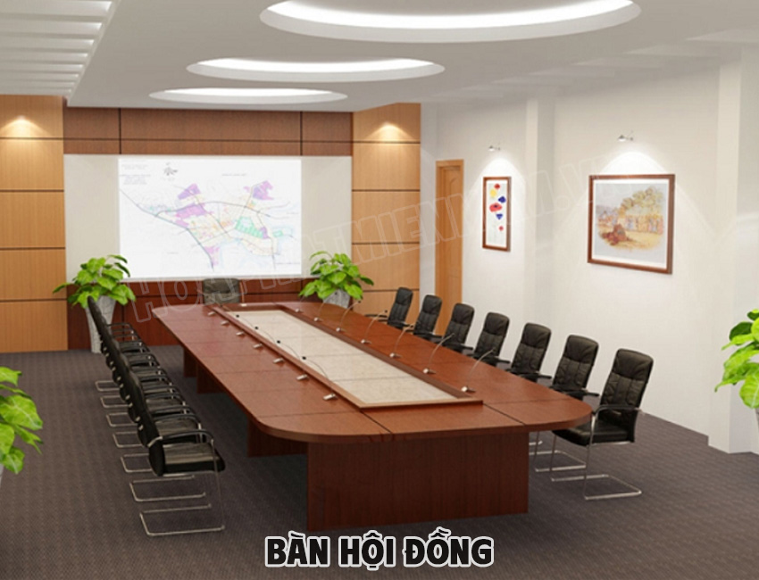 Bàn hội đồng hình chữ nhật