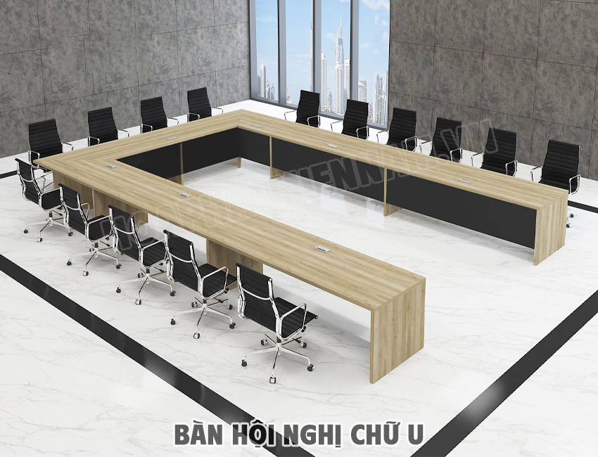 Bàn Hội Nghị Chữ U Lắp Ghép