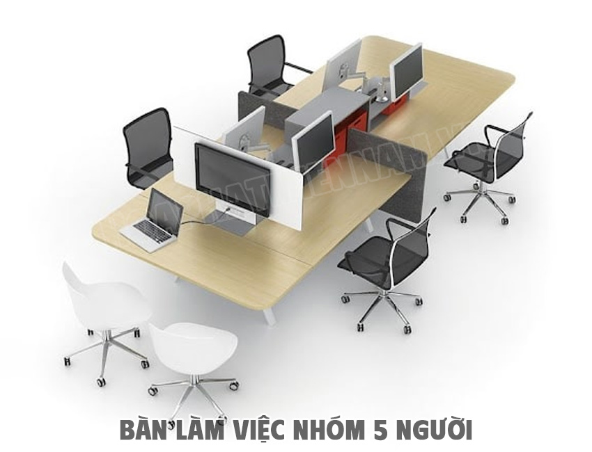 Bàn Làm Việc Nhóm 5 Người Là Gì?
