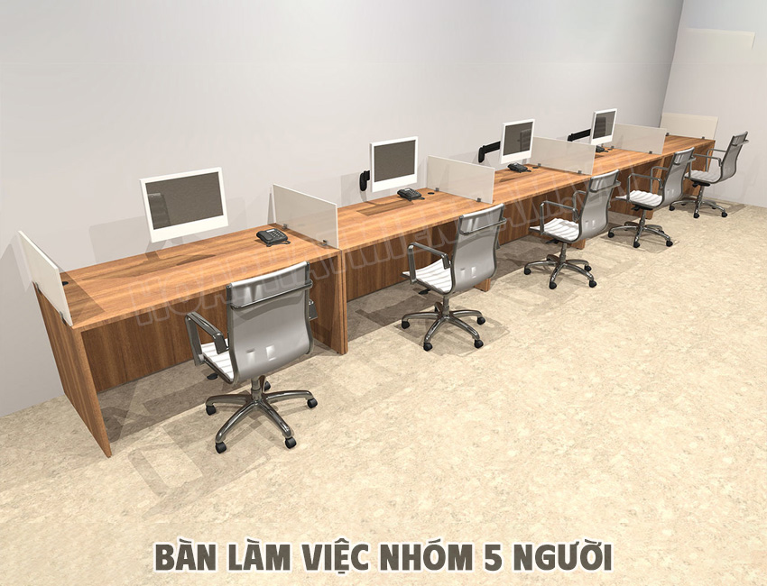 Cấu Tạo Của Bàn Làm Việc Nhóm 5 Người