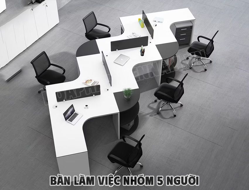 Ứng Dụng Của Bàn Làm Việc Nhóm 5 Người