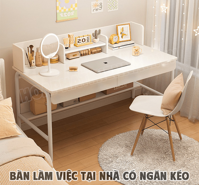 Tiêu chí chọn mua bàn làm việc tại nhà có ngăn kéo