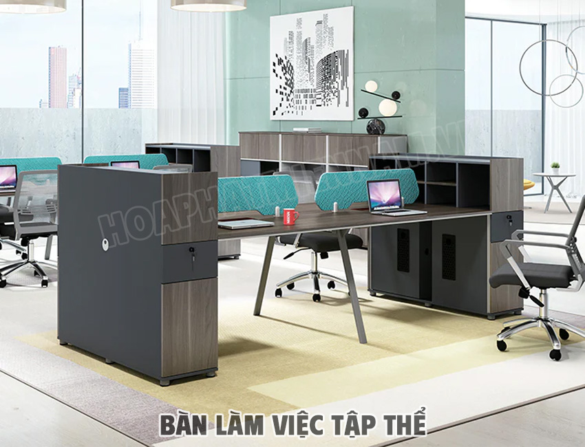 Ứng dụng của bàn làm việc tập thể