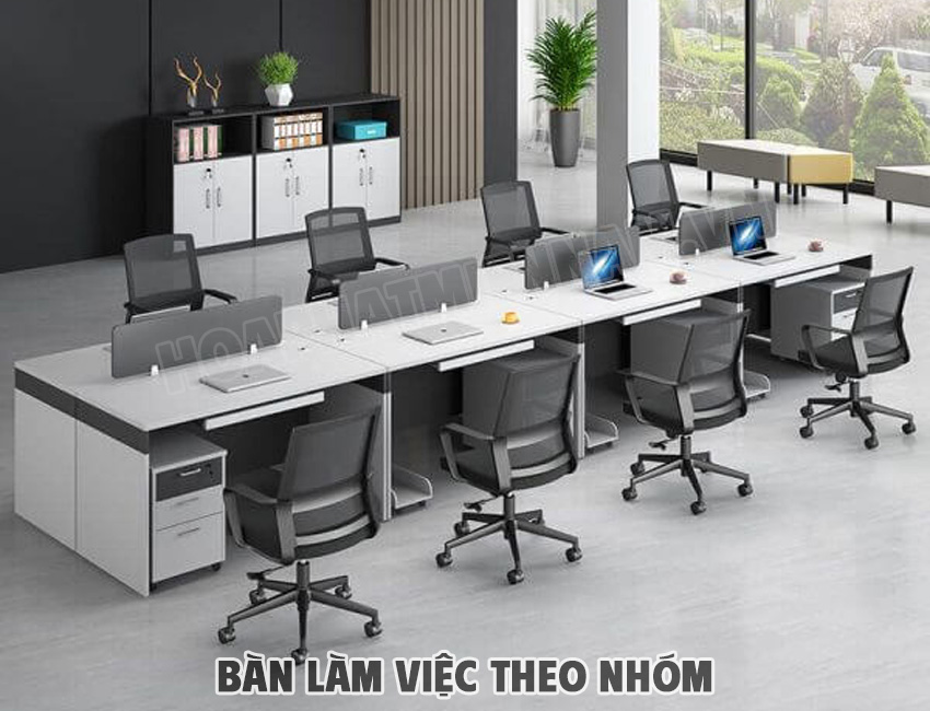 Cách bố trí bàn làm việc theo nhóm hiệu quả