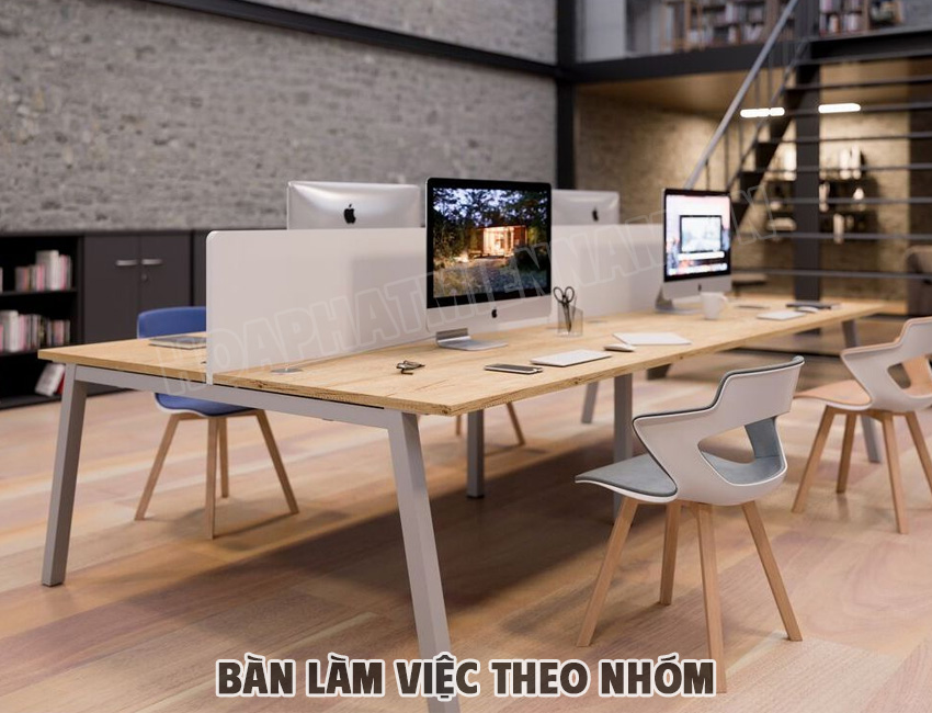 Bàn làm việc dài (Bàn chữ nhật dài)