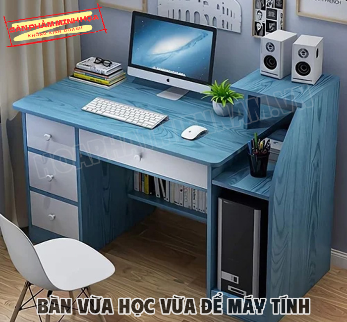 Cách Bố Trí Bàn Vừa Học Vừa Để Máy Tính Hợp Lý