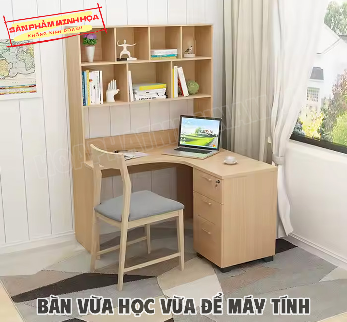 Bàn học máy tính chữ L