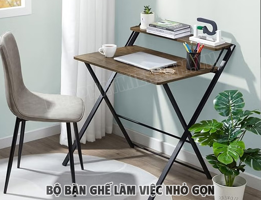 Tại sao nên chọn bộ bàn ghế làm việc nhỏ gọn?