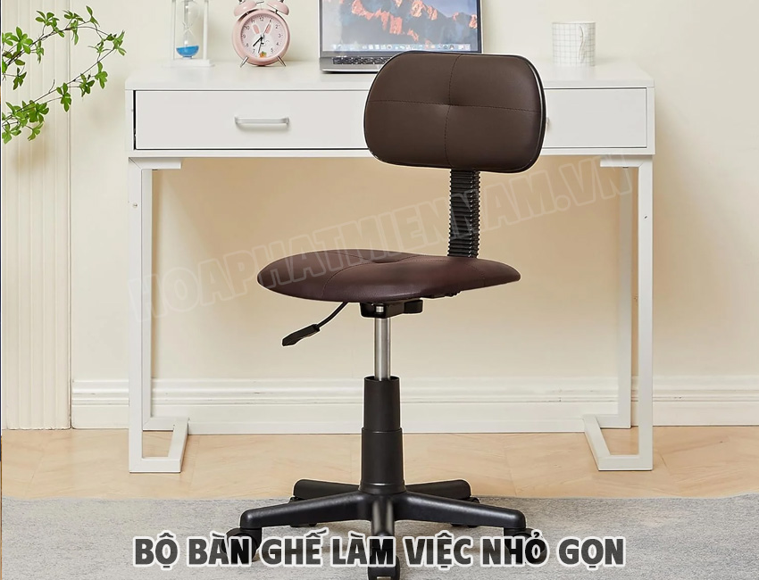 Kích thước tiêu chuẩn của bộ bàn ghế làm việc nhỏ gọn