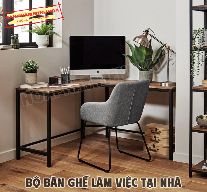 Bàn làm việc tại nhà mặt chữ L