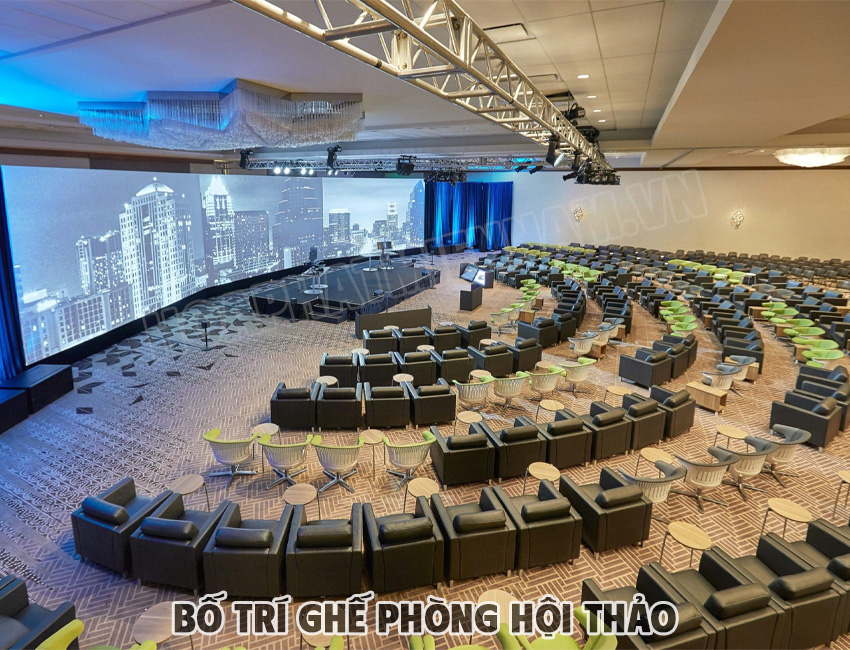 Bố Trí Ghế Phòng Hội Thảo Kiểu Rạp Hát (Theater Style)