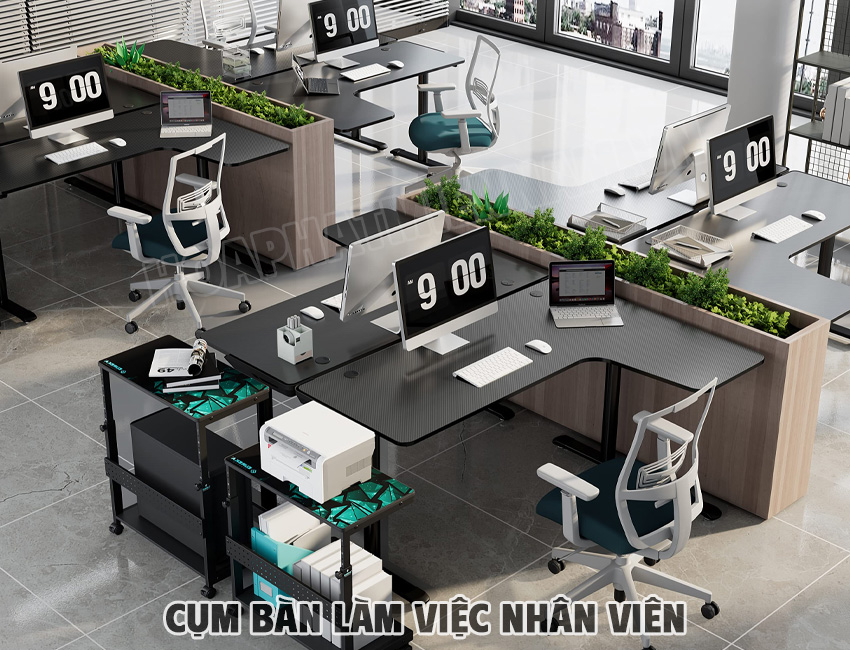 Cụm bàn làm việc nhân viên là gì?
