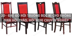 20+ Ghế gỗ hội trường bọc nỉ cho không gian hội thảo, hội nghị chuyên nghiệp
